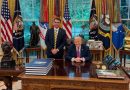 Flávio visita Trump e marca um golaço