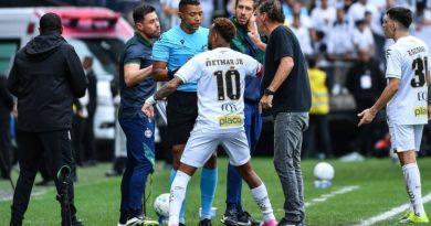 STJD nega anulação de jogo entre Santos x Coritiba em que Neymar saiu por engano